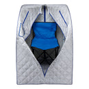 Durasage Health - Sauna de vapor personal portátil y ligera Durasage para relajarse en casa, temporizador de 60 minutos, generador de vapor de 800 vatios, silla incluida - Acabado azul