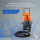 SM18H Heated Carpet and Upholstery Cleaning Machine - Dual-Tank Professional Carpet Extractor