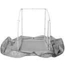 Durasage Health - Spa terapéutico personal portátil, sauna de vapor para el hogar, pérdida de peso, adelgazamiento y desintoxicación (contorno gris) 