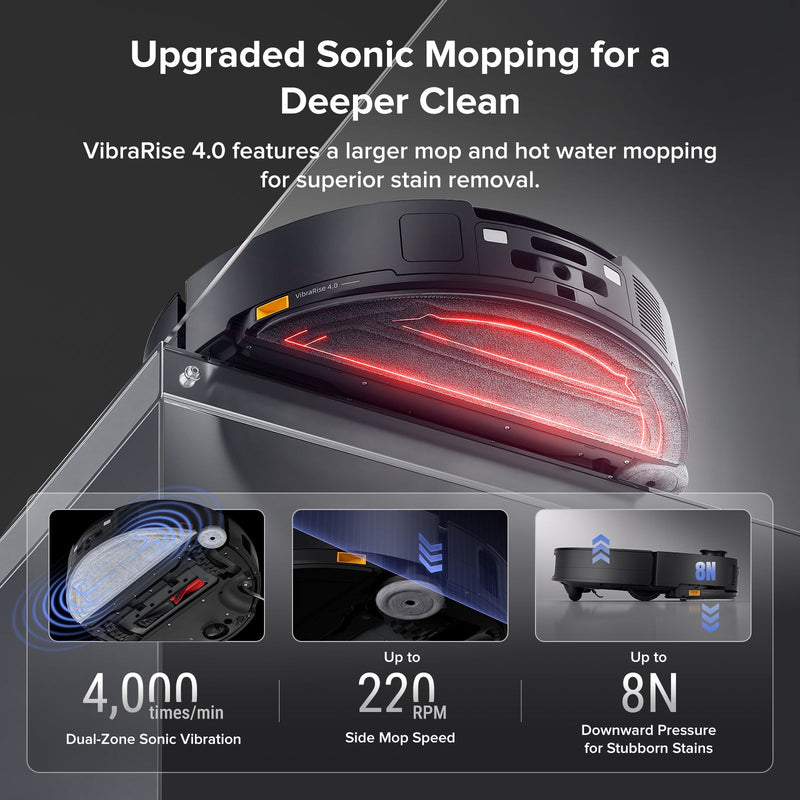 Roborock Saros 10 Robot Vacuum with Dual Anti-tangle System (Upgraded from S8 MaxV Ultra)