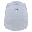 Durasage Health - Sauna de vapor personal plegable para bajar de peso, desintoxicarse y relajarse en casa. Temporizador de 60 minutos, generador de vapor de 800 vatios y silla incluida (plateada).