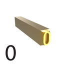 4mm Hot Stamp Type - 0