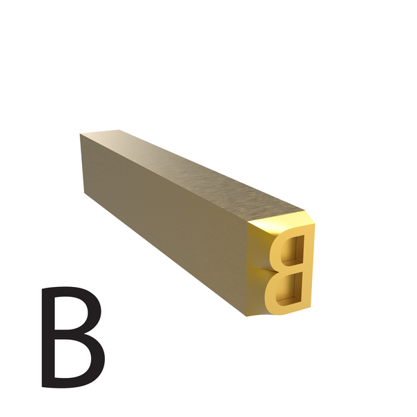 4mm Hot Stamp Type - B