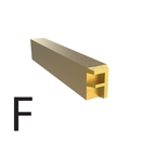 4mm Hot Stamp Type - F