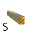 4mm Hot Stamp Type - S