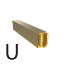 4mm Hot Stamp Type - U