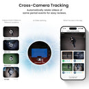 AOSU Solar Security Cameras Wireless Outdoor, 2K QHD Home Security System, 4 Camera Kit with 166° Ultra-Wide View, Forever Power, Spotlight Camera, 32G Local Storage, No Monthly Fees