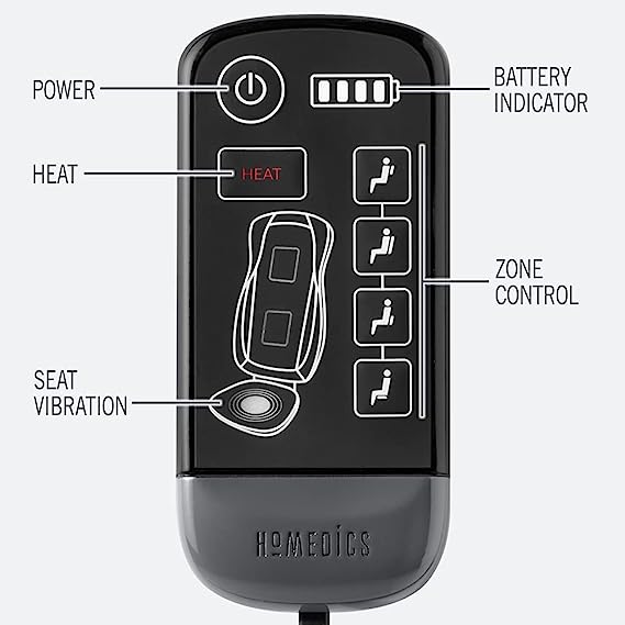 Homedics Cordless Shiatsu Pro+ Massage Cushion w/ Heat