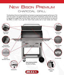 Bull Outdoor Products Bison Premium Drop-In Charcoal Grill