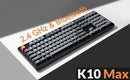 Keychron K10 Max Swappable RGB BacKlight Banana Switch Keyboard - Black