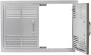 Bull 30" Dual Lined Vented Double Door w/ Reveal