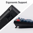Keychron V3 Max Swappable RGB Backlight Red Switch Keyboard - Black - Knob Version