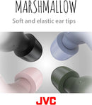 Auriculares inalámbricos auténticos JVC Marshmallow en color negro