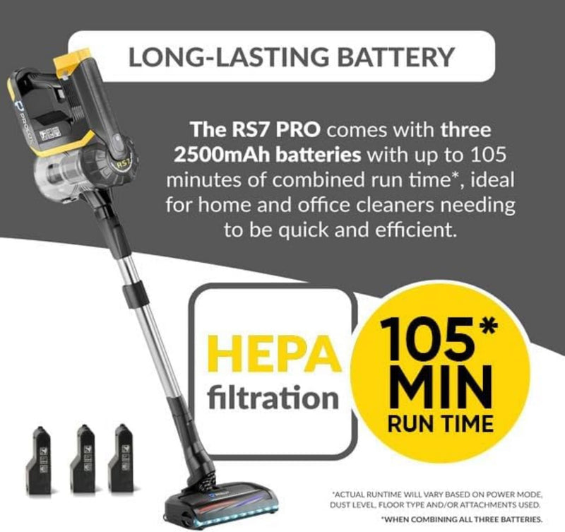 Prolux PLCRS7P Commercial Cordless Handheld Upright Stick Vacuum
