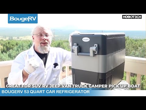 BougeRV 12V 53 Quart (50L) Portable Car Freezer