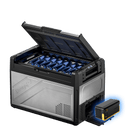 BougeRV New Rocky V3.0 55QT Dual Zone 12V Car Fridge with 240Wh