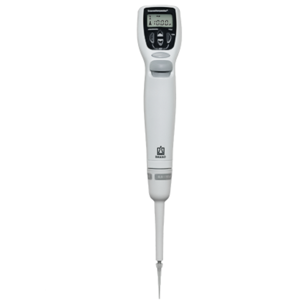 Pipeta electrónica Transferpette Brandtech 705319, monocanal, 0,5-10 µL con garantía