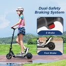 isinwheel S7 Adjustable Electric Scooter for Kids Ages 8-14