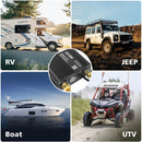 Kit de aislador de batería dual Acopower, cargador automático inteligente de batería doble VSR completo sensible al voltaje de 12 V y 200 A, apto para SUV, vehículos marinos, UTV, vehículos todo terreno, vehículos recreativos, barcos, caravanas y camiones