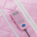 Durasage Health - Sauna de interior portátil grande de iones negativos con bajo EMF, silla y reposapiés calefactado incluidos - Rosa claro