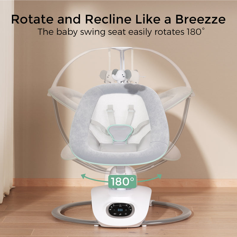 Momcozy CocoSway 3D-Motion Electric Baby Swing-AW01