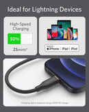 Anker 641 USB-C to Lightning Cable (Flow, 3 ft Silicone)