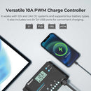 Kit de inicio solar monocristalino Renogy de 100 W y 12 V con controlador de carga Wanderer de 10 A