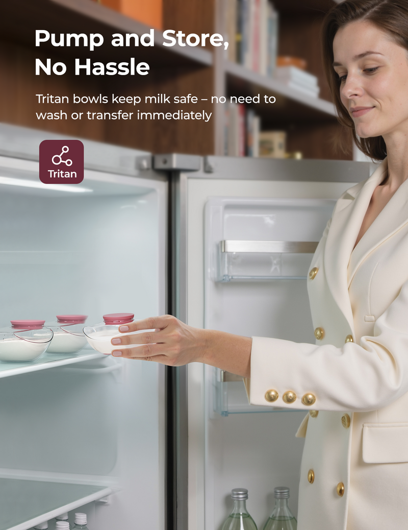 Momcozy Mobile Flow™ Hands-Free Breast Pump Cozy Red-M9