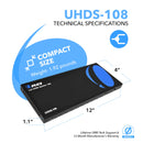 Divisor HDMI 1×8 de 18 Gbps (UHDS-108)
