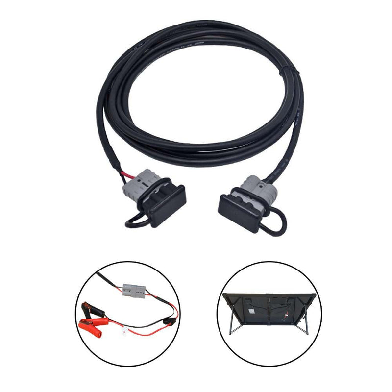 Acopower Parts for Solar Suitcase/Foldable Panel Anderson-Anderson 12AWG 20ft Extension Cable