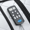 Durasage Health - Sauna de interior portátil grande de iones negativos con bajo EMF, silla y reposapiés calefactado incluidos - Plateado