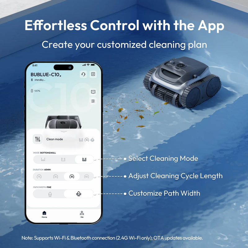 Limpiador de piscinas robótico BUBLUE Bubot 500P