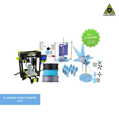 PicoSTEM Wind & Hydro Turbines Plus Classroom Pack -Lulzbot