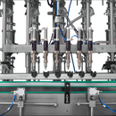 6 Head Inline Piston Filling System with Conveyor – 1000ml