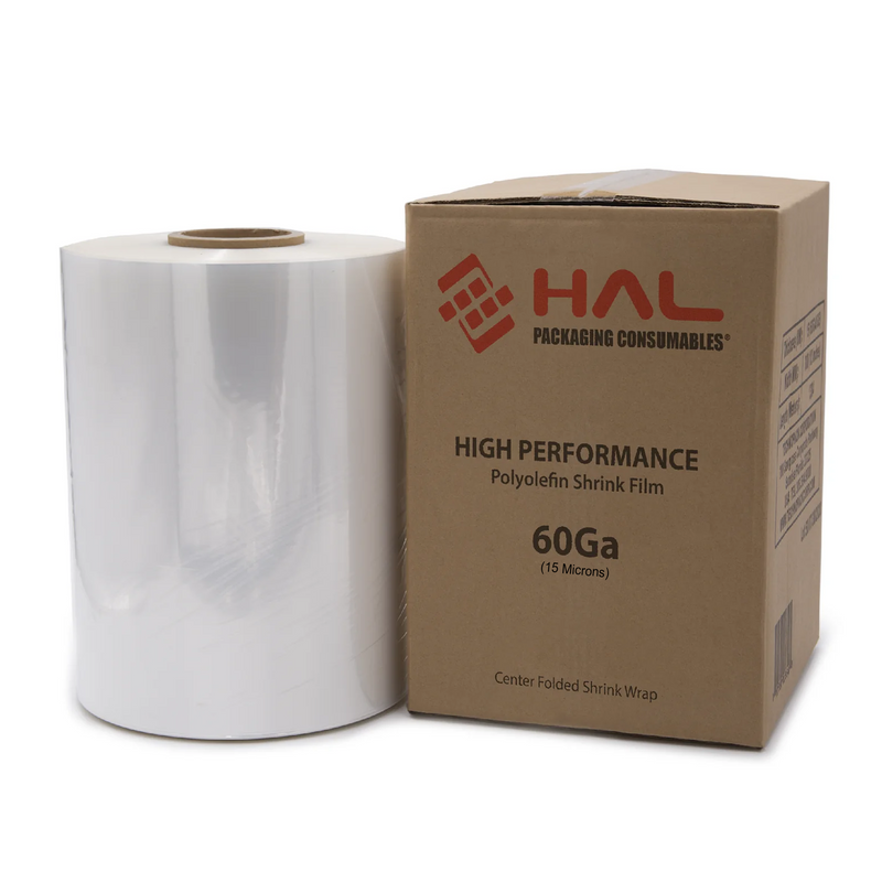 Centerfold POF Shrink Film – 60 Gauge - 12in (305mm)