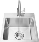 Bull 18" SS Sink & Faucet Under & Over Mount - All-In-one Kit
