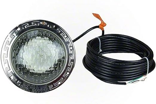 Lámpara de piscina Pentair Amerlite para piscinas enterradas con aro de acero inoxidable | Cable de 50'