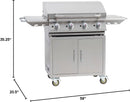 Bull 30" Griddle Complete Cart LP (92008, 4551)