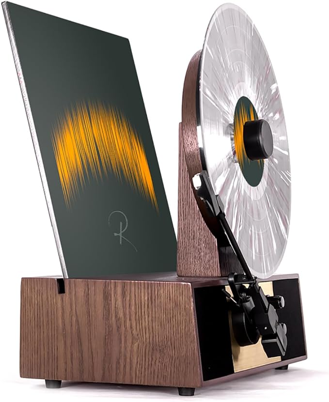 Fuse Rad-Rec-2 Vertical Vinyl Record Player -w/ Am/FM radio, LCD, Bluetooth+ AT Needle