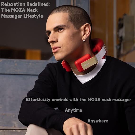 MOZA AI Robohands Neck Massager (Red)