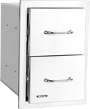 Bull Stainless Steel Double Drawer w/ Reveal