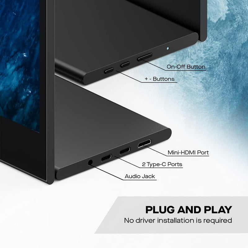 Pantalla LCD Glance de 16" de píxeles móviles