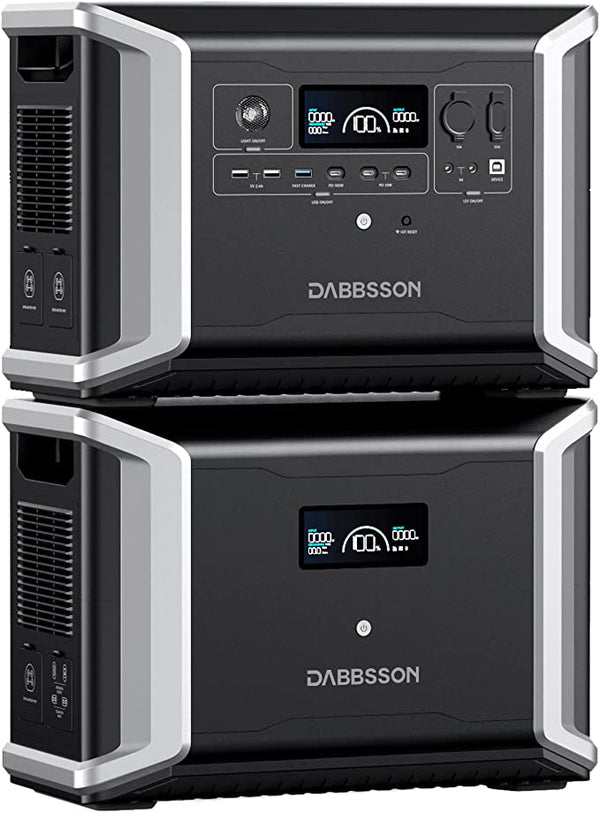 Dabbsson DBS2300 Portable Power Station + 2 x DBS3000B Expandable Battery