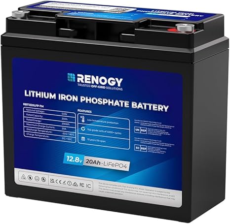 12V 20Ah Trolling Motor Lithium Iron Phosphate Battery