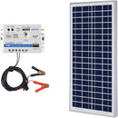 Kit de cargador solar Acopower de 35 W y 12 V, controlador de carga de 5 A con pinzas de cocodrilo