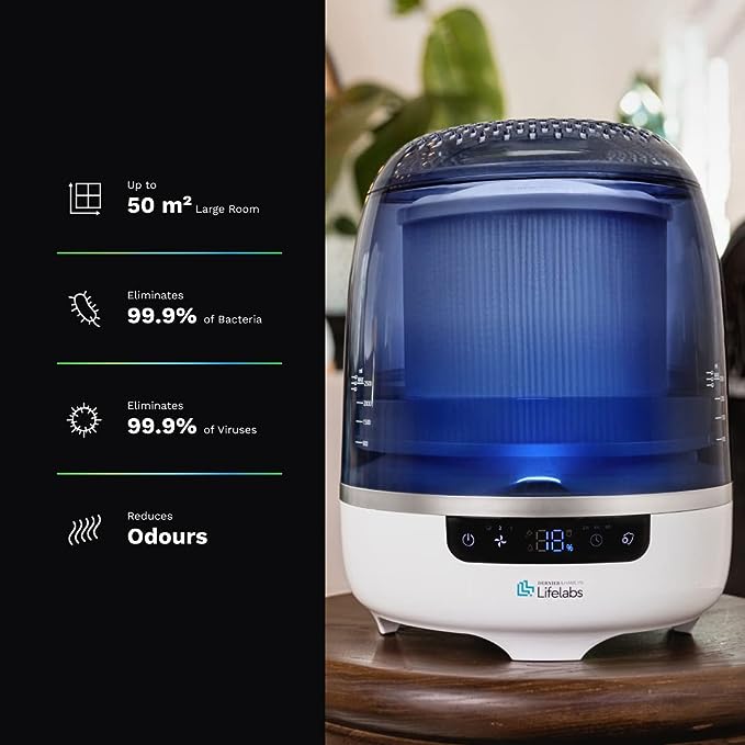DH Lifelabs Aaira + Humidifier Air Purifier with HOCl Technology