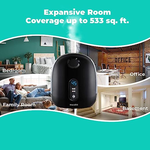 Homedics TotalComfort Deluxe Ultrasonic Humidifier
