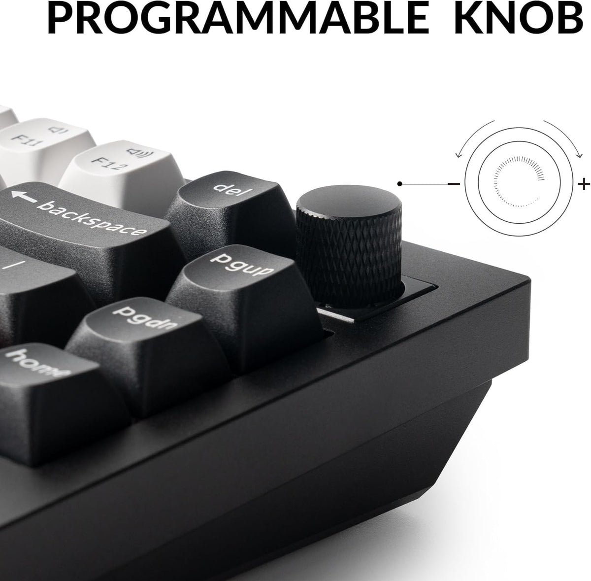 Q1 HE Swappable RGB Backlight Nebula Switch Knob Version - Black