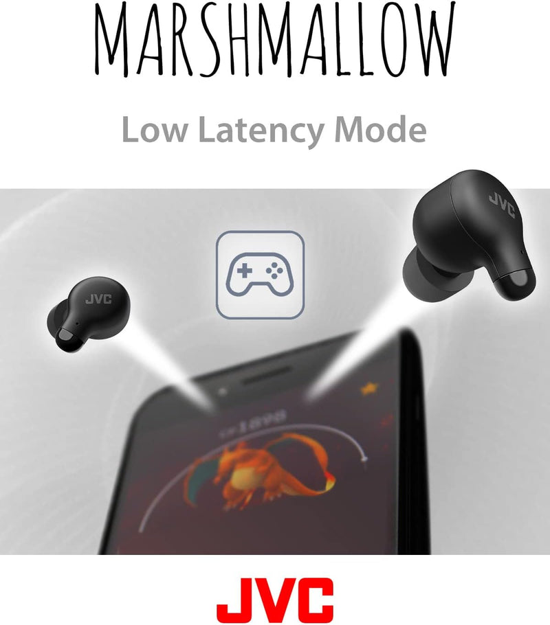 JVC Marshmallow True Wireless Earbuds Black