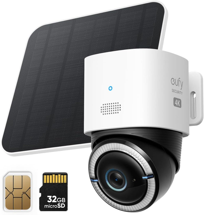 eufy S330 Solar-Powered 4G LTE Camera